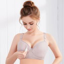 授乳ブラ レディース マタニティブラ 前開き ノンワイヤー 大きいサイズ フルカップ 薄型 無地 モダール コットン素材 産前産後 育乳 バストケア ナイトブラ シンプル ソフト 快適 通気性 ピンク ベージュ ラベンダー
