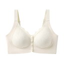 マタニティブラ レディース 授乳ブラ 産後 ノンワイヤー 前開き 薄手 薄モールドカップ 脇高 脇肉すっきり 補正 小さく見せるブラジャー 快適 ソフトフィット ナイロン スパンデックス混紡 全段階対応 シンプル ナチュラル