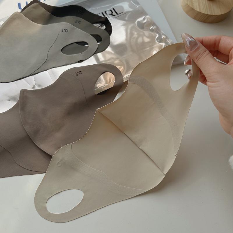 マスク レディース コラーゲン配合 接触冷感 UVカット UPF50+ 紫外線対策 日焼け対策 軽量 薄手 通気性..