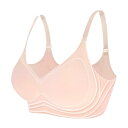 ブラジャー レディース 夏用 再生繊維 シームレス ノンワイヤー 小胸 寄せ上げ 着痩せ見え 3D 垂れ防止 薄手 ナイロン 快適 美背 3/4カップ 薄モールド 4段ホック