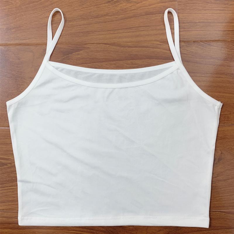 キャミソール レディース ショート丈 クロップド丈 インナー アウターライク 無地 再生繊維 ポリエステル ラウンドネック オールシーズン デイリーユース 普段使い スポーツ カジュアル スリムフィット ヘルシーな肌見せ 着回し