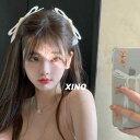 ヘアクリップ レディース オーガンジー リボン 髪飾り 蝶々結び ワニクリップ 前髪クリップ サイドクリップ シアー素材 フェミニン スウィート プリンセス風 ...