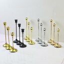 燭台 金属製 キャンドルスタンド 3点セット 高級感 スタイリッシュ おしゃれ モダン シンプル インテリア リビング ダイニング ディスプレイ オブジェ メタ...