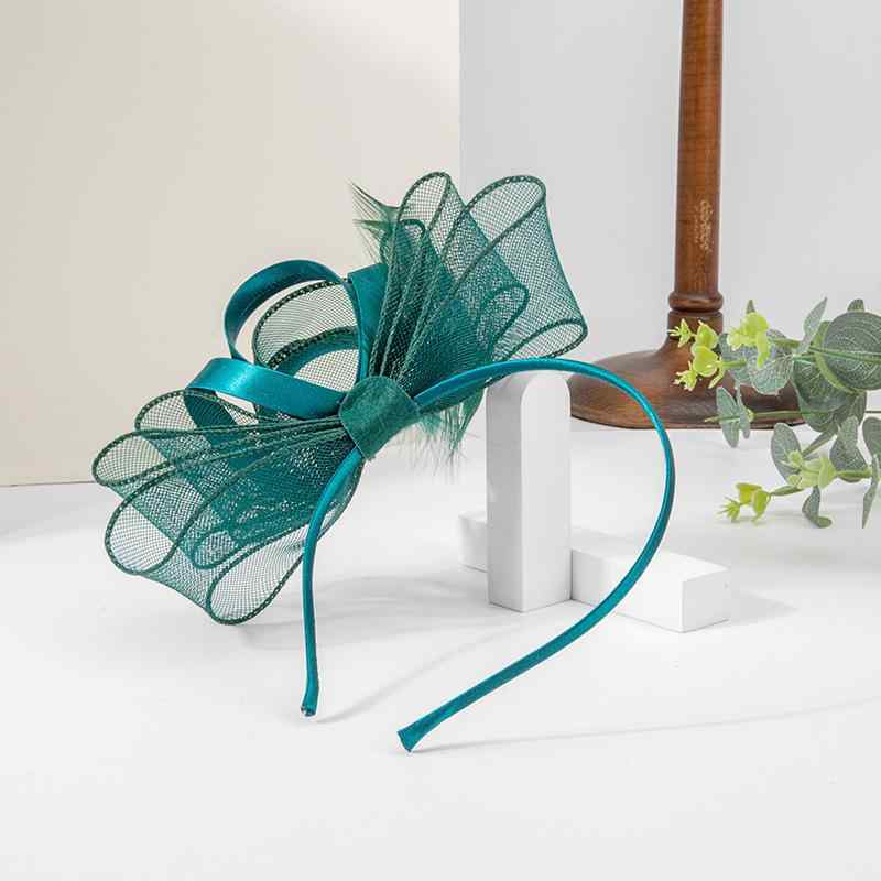 ヘアアクセサリー レディース カチューシャ ヘッドドレス チュール装飾 パーティー フォーマル エレガ..