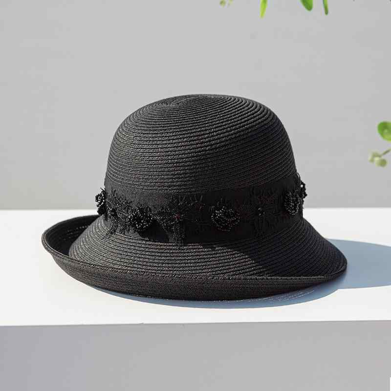麦わら帽子 レディース UVカット 日よけ 紫外線対策 アウトドア 旅行 リゾート お出かけ 普段使い 通気性 ナチュラル カジュアル 手編み 天然素材 ショートブリム