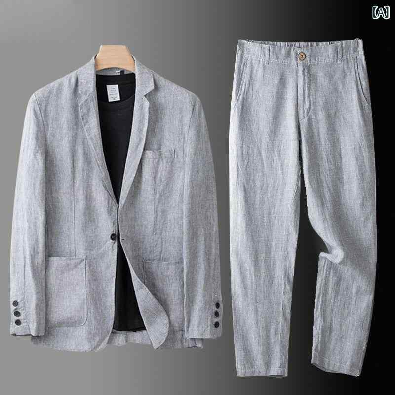 スーツ　ジャケット　カジュアル Quan Yixin チャイナ風 レトロ 質感の ジャカード スーツ ジャケット ユニセックス ハイエンドの パッド入り ショルダー スタンドカラー スーツ