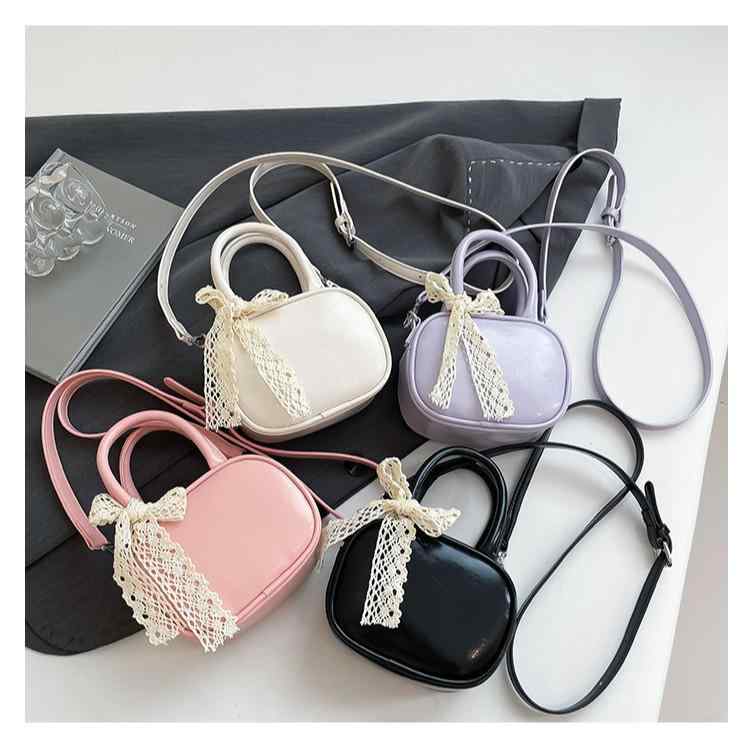 バッグ キッズ 女の子 枕型 ピローバッグ 韓国風 かわいい 手提げ ショルダーバッグ PUレザー 超軽量 ..