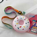 バッグ キッズ 女の子 ドーナツ レインボー シリコン ポシェット ミニショルダー 小銭入れ かわいい 防水 丈夫 高級感