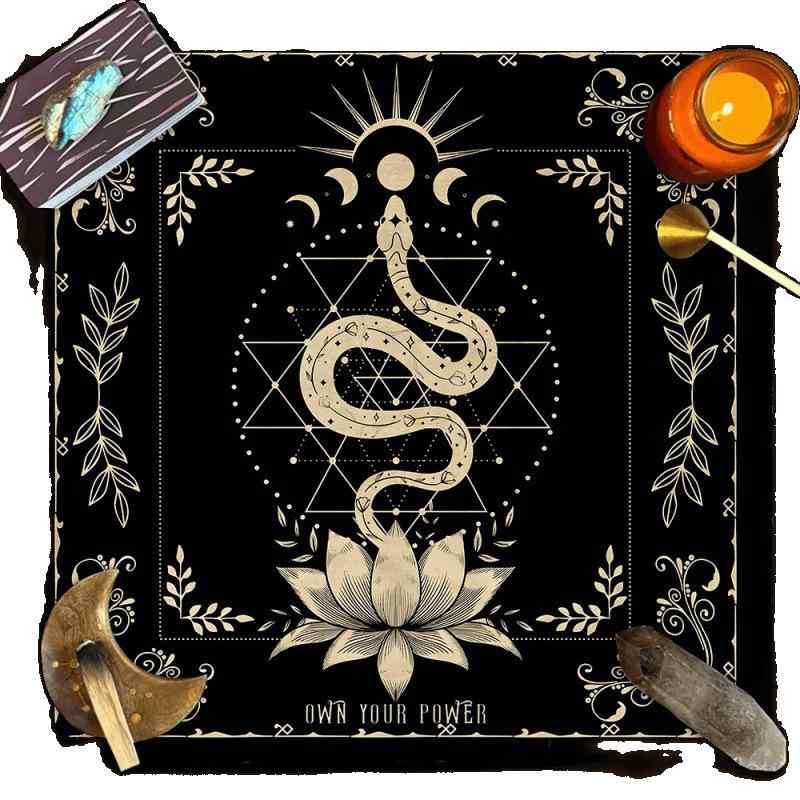 タロットクロス 占い 儀式用 スプレッドクロス タロットカード用 テーブルクロス 厚手 ベルベット生地 ..