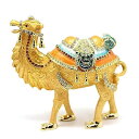 インテリア 置物 エジプト ラクダ 合金製 ジュエリーボックス エナメル細工 ヨーロピアン アンティーク風 アクセサリーケース 小物入れ 敦煌 観光記念品 旅行...