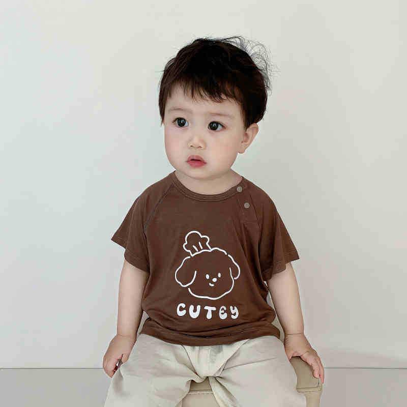 Tシャツ ベビー 男の子 半袖 モダール 薄手 夏物 抗菌加工 柔らかい肌触り キャラクター柄 普段着 ルームウェア カジュアルトップス