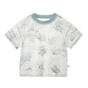 Tシャツ ベビー 男の子 女の子 幼児 赤ちゃん 綿100% コットン 半袖 夏 薄手 軽量 吸湿速乾 柔らかい 肌に優しい 縫い目なし フラットシーム クルーネック 普段使い 部屋着 インナー