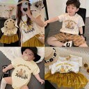 親子セット 親子コーデ ベビー キッズ ママ パパ 韓国風 うさぎ キャラクター プリント Tシャツ 小花柄 フレアスカート セットアップ 夏 レジャー ビーチ リゾート コットン 柔らか 肌触り かわいい カジュアル