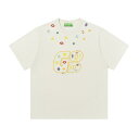 Tシャツ ユニセックス エスニック 豪華刺繍 ストリートカジュアル 個性的 クルーネック 半袖 ビッグシルエット コットン 普段使い レジャー シルバー ブラック 丈夫(4)