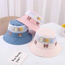 帽子 キッズ ベビー 子供用 男の子 女の子 夏用 つば広 バケットハット 日よけ UVカット 日焼け対策 軽量 薄手 メッシュ 通気性 蒸れない アウトドア レジャー テンセル素材 ブルー ピンク イエロー ベージュ カーキ