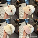 ベビー 帽子 女の子 赤ちゃん 夏用 薄手 通気性 メッシュ 日よけ UV対策 かわいい プリンセスハット 宮廷風 コットン混紡 つば広 新生児 乳児 囟門保護(x2)