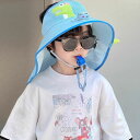 キッズ 子供 男の子 女の子 日よけ帽 扇風機付き ソーラー充電 UVカット 紫外線対策 恐竜柄 つば広 襟足ガード 通気性抜群 ポリエステル繊維 軽量 かわいい 夏用 日差し対策 熱中症対策 レジャー アウトドア