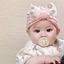 ベビー 帽子 新生児 ポンポン リボン かわいい 綿100% 薄手 春秋 通気性 保温 防風 紫外線対策 お出かけ 普段使い ナチュラル キュート アイボリー ピンク系 イエロー系