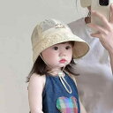 バケットハット キッズ ベビー 男の子 女の子 男女兼用 夏用 韓国風 薄手 軽量 つば広 UVカット 日よけ 日焼け防止 紫外線対策 通気性 メッシュ