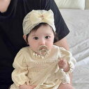 ベビー帽子 女の子 新生児 赤ちゃん かわいい 春夏 軽量 薄手 コットン 綿混紡 ターバン ビーニー 泉門保護 レース リボン 花柄 アイボリー ピンク グリーン ホワイト オレンジ 0-12ヶ月向け