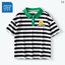 ポロシャツ キッズ 子供服 半袖 トップス 男の子 小学生 中学生 ショートスリーブ Tシャツ カットソー ボーダー 春夏 普段着 通学 カジュアル スポーツウェア 動きやすい 快適 涼しい ブラック ブルー