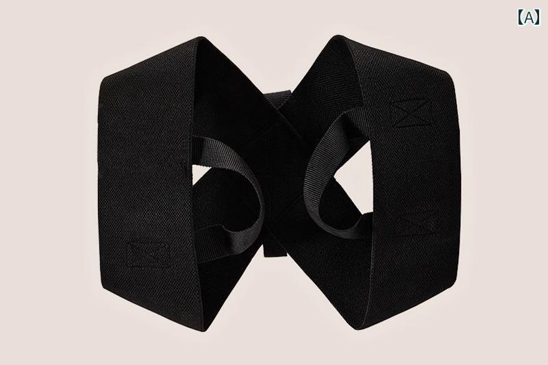 姿勢矯正 ベルト 猫背 サポーター 背筋 巻き肩 肩こり 補正 改善 メンズ レディース 健康グッズ ブラック