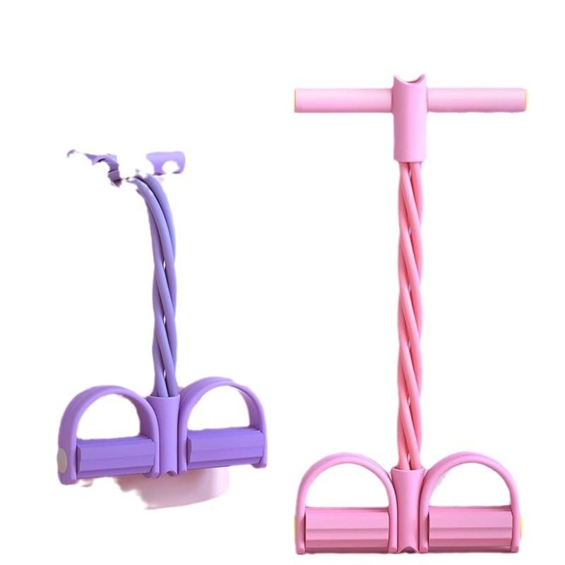 ラ力器 足踏み式 ペダル式 多機能 エキスパンダー 自宅 トレーニング 腹筋運動 補助 ヨガ フィットネス..