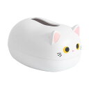ティッシュケース かわいい カートゥーン 動物モチーフ ウサギ ネコ シンプル モダン 多機能 収納ボックス プラスチック製 リビング 食卓 車内 デスク用 ベッドサイド インテリア雑貨