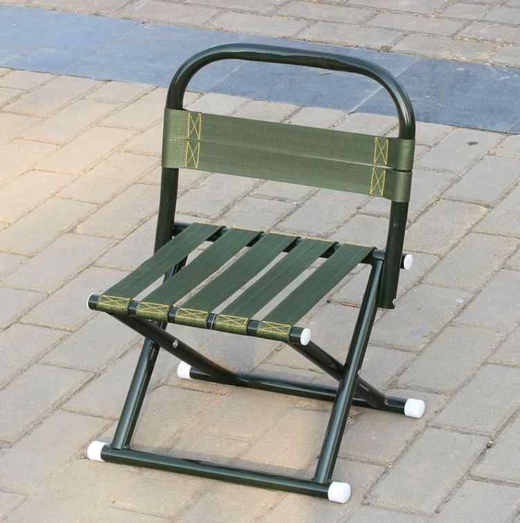 チェア 折りたたみ 小型 背もたれ付き ポータブル アウトドア 家庭用 ステンレス製 キャンプ 釣り レジ..