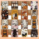 テーブルランナー ハロウィン カボチャ柄 リネン素材 アメリカンスタイル ダイニング リビング 食卓 装飾 インテリア(x2)