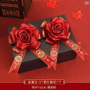 コサージュ ブートニア 新郎新婦 結婚式 ウェディング 披露宴 二次会 パーティー ゲスト アーティフィシャルフラワー シルクフラワー ハンドメイド 赤 レッド ワインレッド 深紅 ブローチ