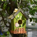 鳥の巣 樹脂製 工芸品 壁掛け 屋外装飾 ガーデン 庭 ベランダ テラス オブジェ バードハウス 庭園 田園風 ナチュラル 自然 置物 庭づくり 庭用 エクステリア