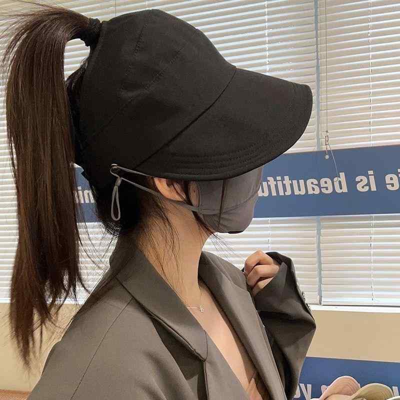 ・カテゴリ: サンバイザー・つばのスタイル: 短いつば・カラー展開: ブラック、ベージュ、カーキ・機能: 日よけ・素材: ポリエステル