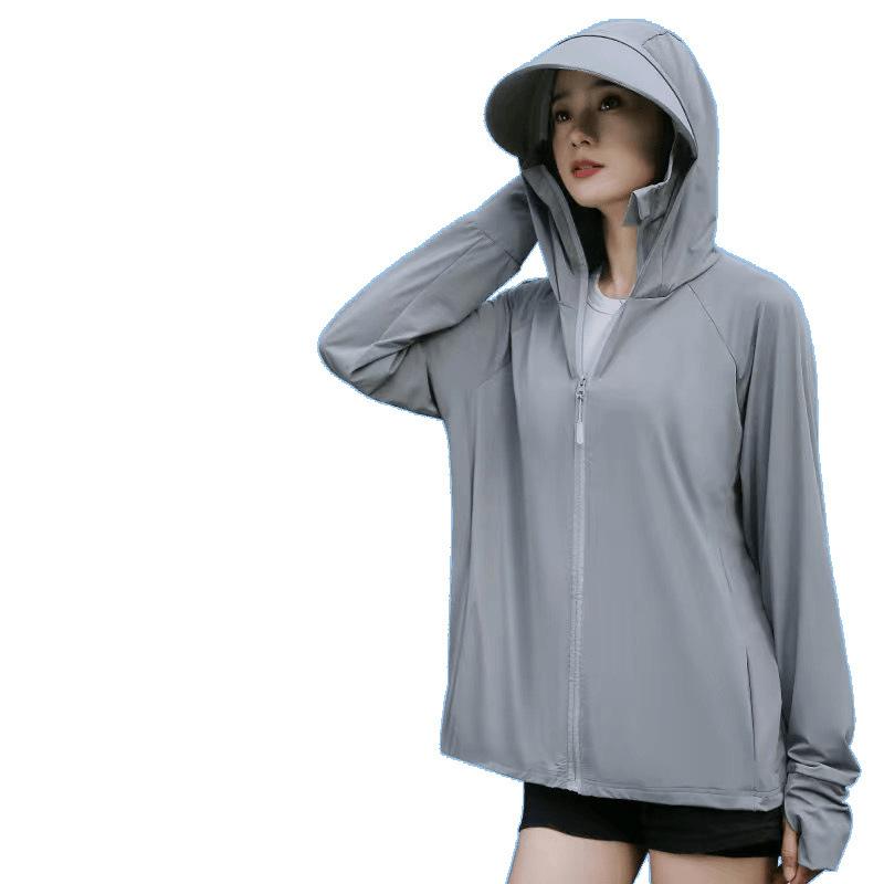 UVカットパーカー レディース 接触冷感 薄手 軽量 日焼け対策 スポーツ アウトドア サイクリング 旅行 ..