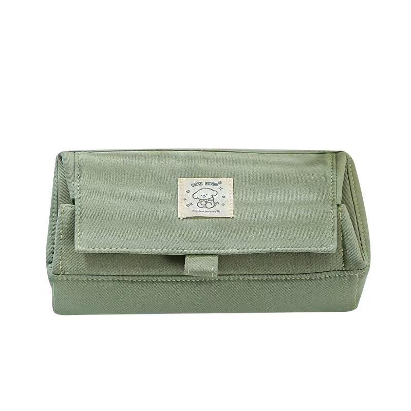 ペンケース 学生用 中高生 女の子 男の子 男女兼用 大容量 フラップ式 大開口 おしゃれ かわいい SNSで人気 布製 筆箱 文具入れ 通学 塾 習い事 勉強...