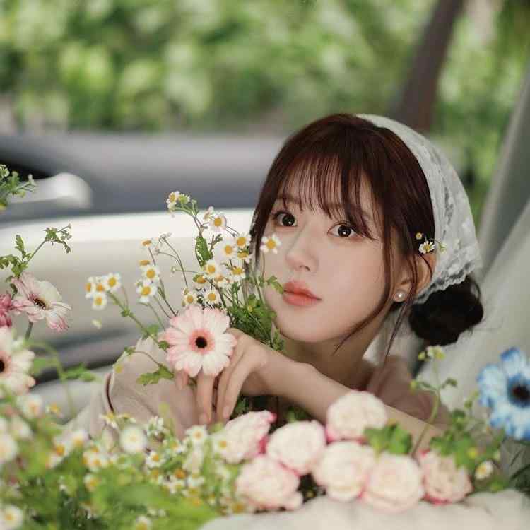 ヘアアクセサリー 森ガール レディース 小花柄 レース メッシュ シアー スウィート フェミニン カントリー調 フレンチスタイル 三角巾 ..