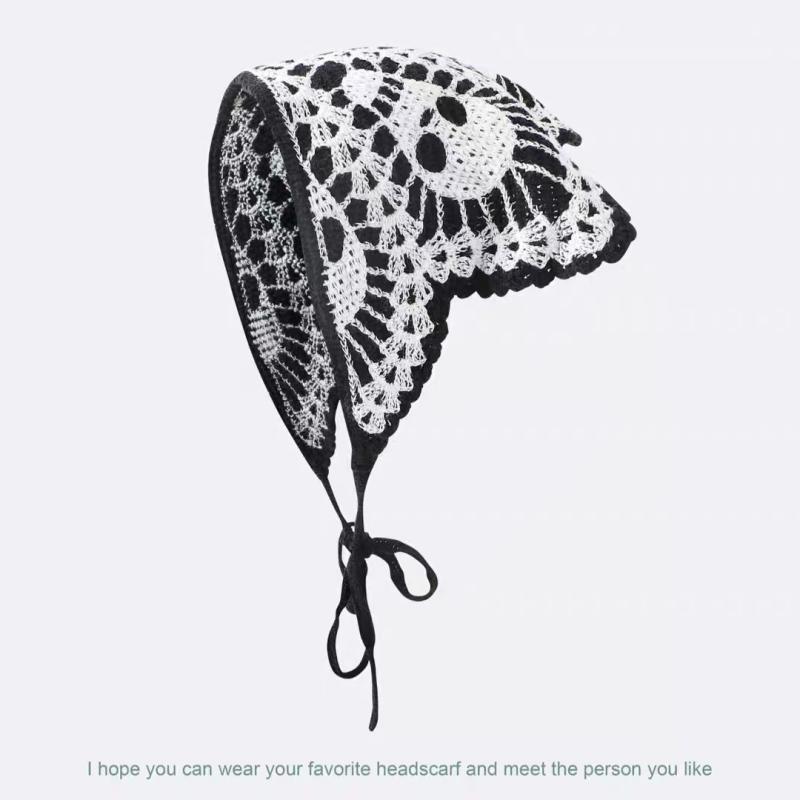 ヘッドアクセサリー レディース メンズ 男女兼用 ハロウィン コウモリ柄 スカル柄 コスプレ 仮装 ニット コットン 三角巾 バンダナ ヘアバンド 帽子 大人 子供用 個性的 ヘッドドレス