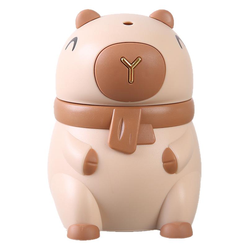 爪楊枝ケース カピバラ ワンプッシュ自動 卓上 爪楊枝入れ かわいい 動物 アニマル おしゃれ 家庭用 食..