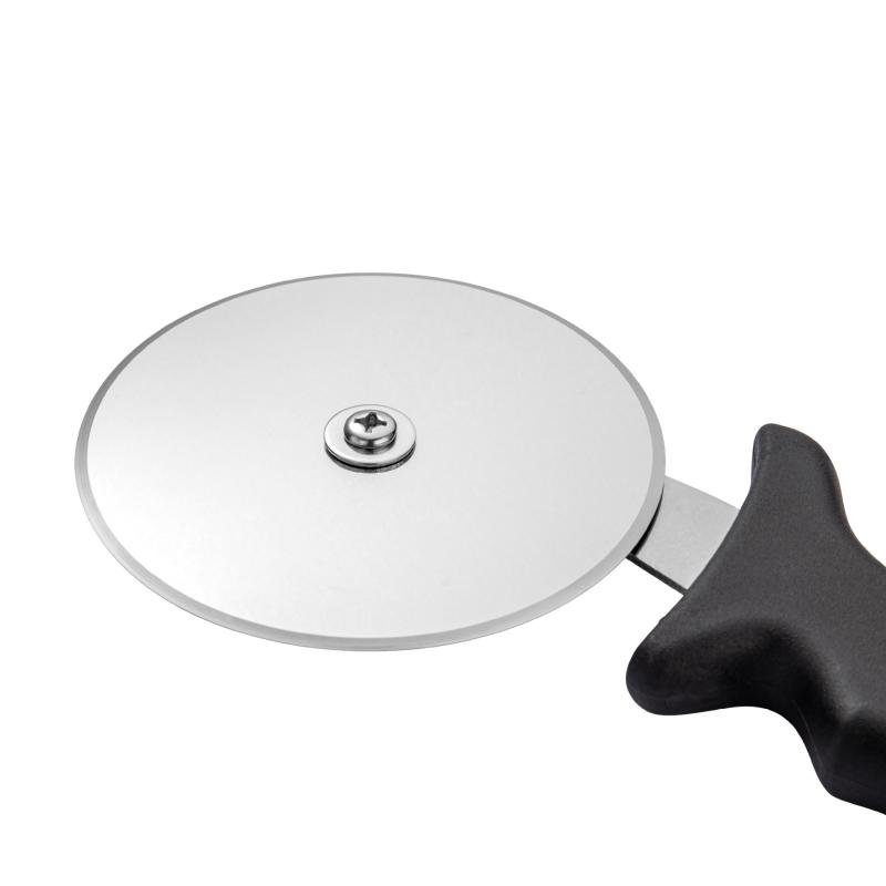 キッチンツール ピザカッター ステンレス鋼製 ローラー式 単輪 回転 ピザナイフ ピザスライサー パン ..