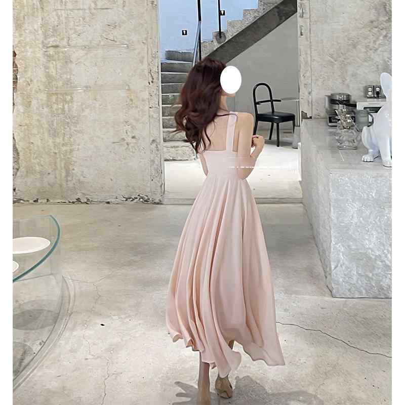 ワンピース レディース オフショルダー リボン ハイウエスト ロング丈 純欲風 エレガント フォーマルドレス 結婚式 ブライズメイド パーティー お呼ばれ 披露宴 二次会 体型カバー スタイルアップ ポリエステル ピンク系(4.0)
