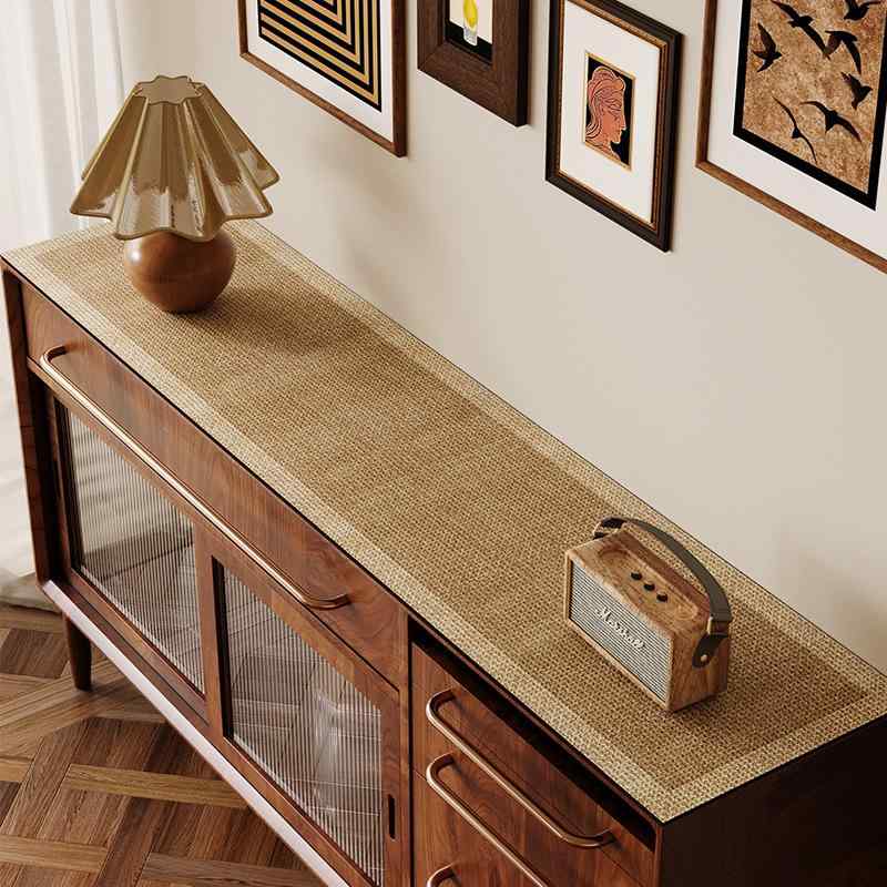 保護マット ダイニングテーブル 食卓 サイドボード 下駄箱 シューズボックス ナイトテーブル 木目調 和..