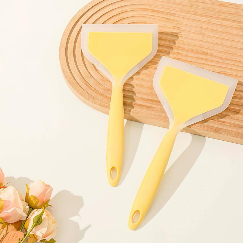 フライ返し シリコン製 耐熱 フッ素加工対応 こびりつきにくい 薄型 軽量 玉子焼き 炒め物 パンケーキ ピザ 調理ヘラ 滑りにくい 持ちやすい ナイロン柄 バイカラー