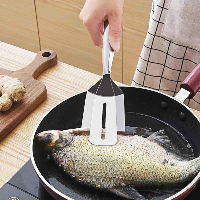 ターナー ステンレス ステーキ ピザ 魚焼き フライ返し 家庭用 耐熱 トング パンケーキ クレープ ハン..