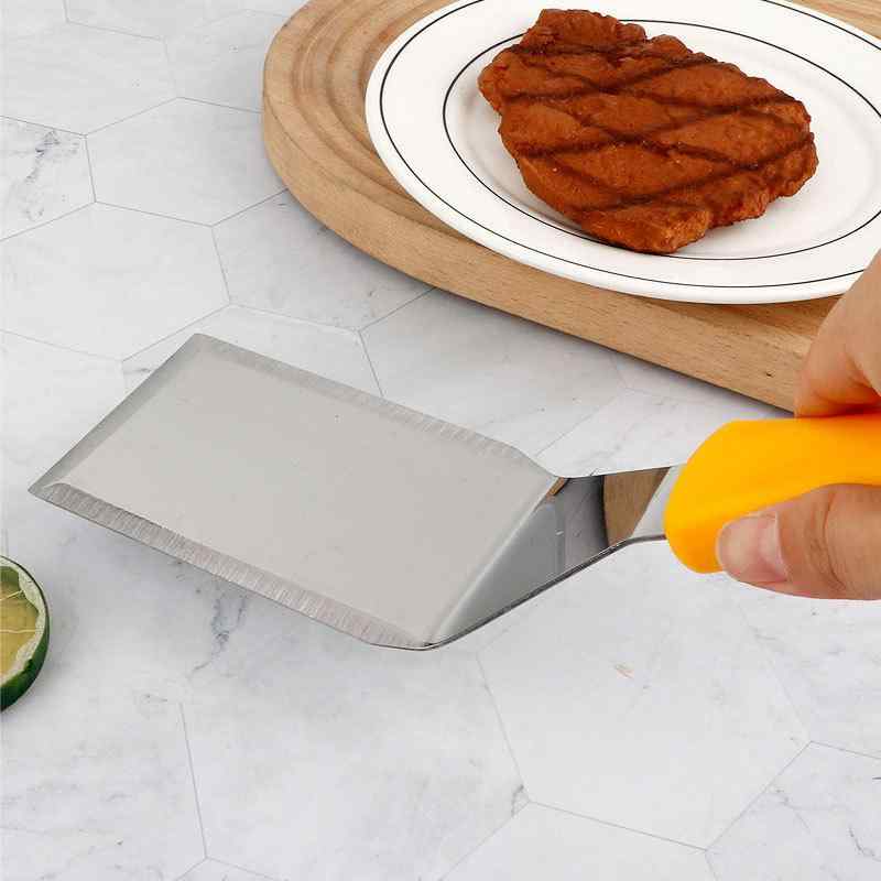 調理器具 ステンレス ケーキターナー 鉄板焼き フライ返し ステーキヘラ 製菓用 多機能 セット ノンスティック対応 滑り止め 耐熱 プラスチックハンドル