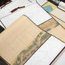 書道掛軸 半熟宣 宣紙 和紙 無地 方眼 マス目入り 表装不要 書道作品用紙 巻物 書画 絵画 練習用 展示用 壁掛け 中国伝統柄 絵柄 レトロ 手軽