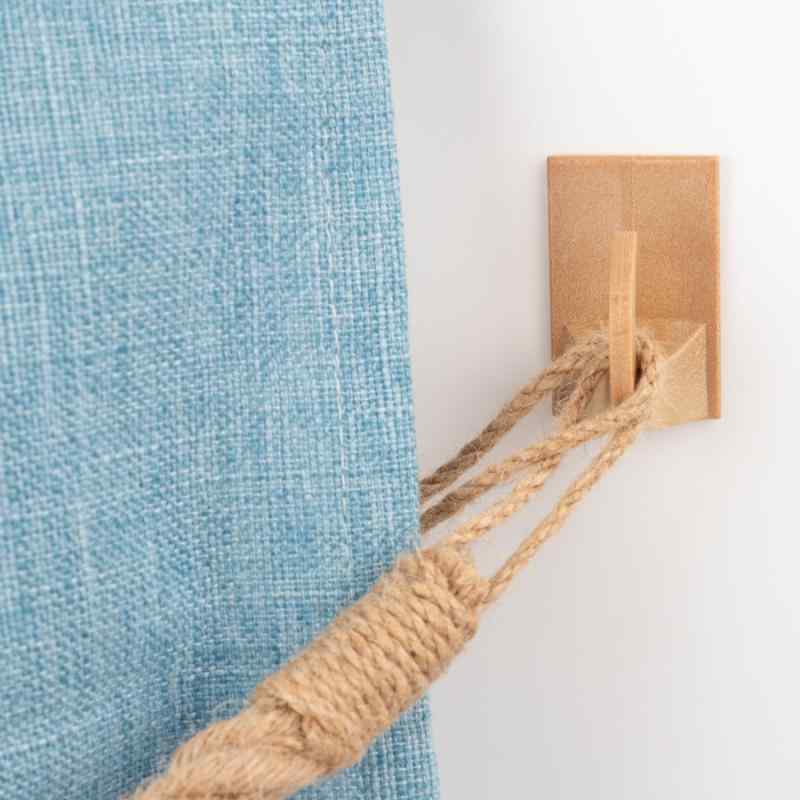 カーテンタッセル 麻紐 吊り下げボール タオルハンガー ペーパーホルダー コットンリネン 手作り 壁掛..