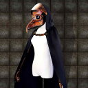 マント レディース ケープ ポンチョ ローブ スチームパンク ハロウィン コスプレ 仮装 舞台 衣装 ゲーム アニメ イベント 綿混 ストレッチ ブラック フリ...