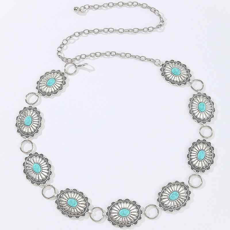 ウエストチェーン レディース ボヘミアン 欧米風 エスニック フレンチスタイル レトロ ヴィンテージ タ..