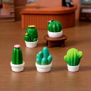 オブジェ ミニチュアガーデン サボテン 多肉植物 かわいい 卓上置物 樹脂製 北欧スタイル フェイクグリーン インテリア デスク リビング 玄関 飾り 癒し 小...