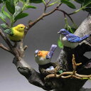 ガーデニング雑貨 小鳥 ことり 鳥の巣 バードネスト 鳥の卵 たまご フェイク 樹脂製 リアル 精巧 ミニチュア テラリウム 盆栽 観葉植物 庭 室内 屋外 ベ...